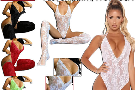 Women Lace Sexy Lingerie Nightwear Babydoll Sleepwear Bodysuit Dress plus Size