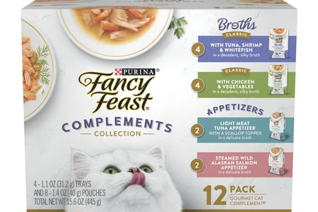 Purina  Broths & Appetizers Kitten Food, Wet Cat Food, Complement Collection, 12 Pack