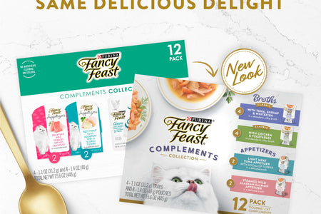 Purina  Broths & Appetizers Kitten Food, Wet Cat Food, Complement Collection, 12 Pack