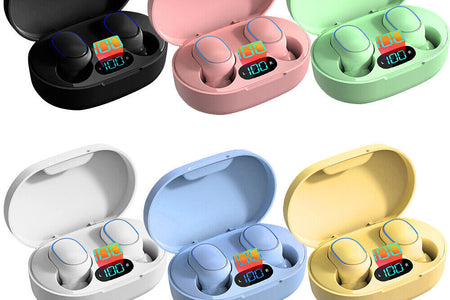 TWS Wireless Bluetooth Earbuds Waterproof Bluetooth Headset Noise Cancelling