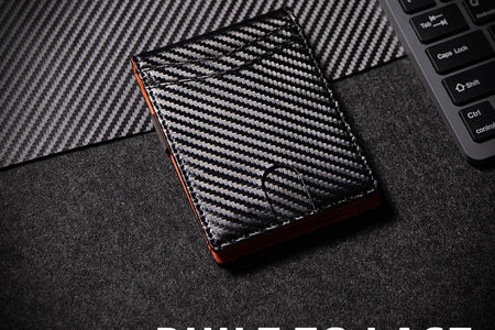 Wallet for Men Slim Genuine Leather Bifold Mens Wallet RFID Blocking Credit Card Holder with Money Clip Holiday Gifts